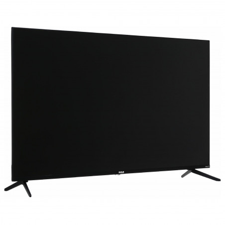 Televizor RCA RK50UN1, 50″ (125 cm), 3840×2160 UHD 4K, clasa de eficiență energetică F, Smart TV, HDR10, DLED, Wi-Fi, Bluetooth, sistem de operare Roku, negru.