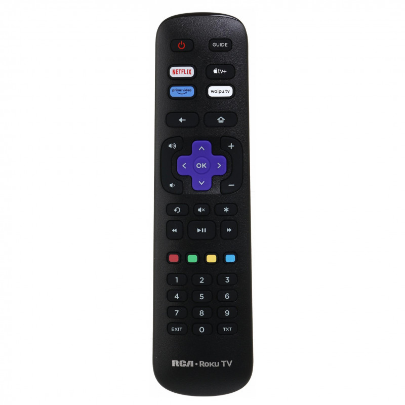 Televizor RCA RK50UN1, 50″ (125 cm), 3840×2160 UHD 4K, clasa de eficiență energetică F, Smart TV, HDR10, DLED, Wi-Fi, Bluetooth, sistem de operare Roku, negru.