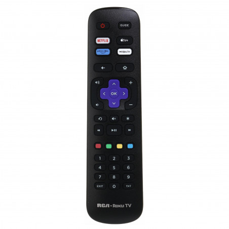 Televizor RCA RK50UN1, 50″ (125 cm), 3840×2160 UHD 4K, clasa de eficiență energetică F, Smart TV, HDR10, DLED, Wi-Fi, Bluetooth, sistem de operare Roku, negru.