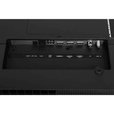 Televizor RCA RK50UN1, 50″ (125 cm), 3840×2160 UHD 4K, clasa de eficiență energetică F, Smart TV, HDR10, DLED, Wi-Fi, Bluetooth, sistem de operare Roku, negru.