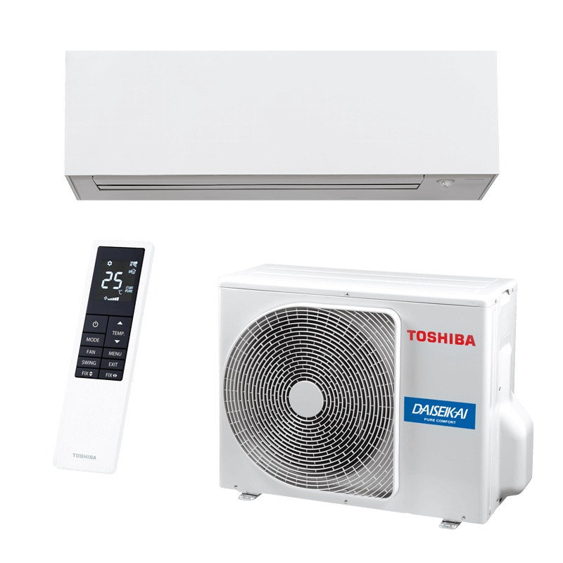 Aparat de aer conditionat cu invertor Toshiba Super Daiseikai 10 RAS-B10S4KVPG-E / RAS-10S4AVPG-E, 10.000 BTU, 20 m², Wi-Fi, R-32, Alb