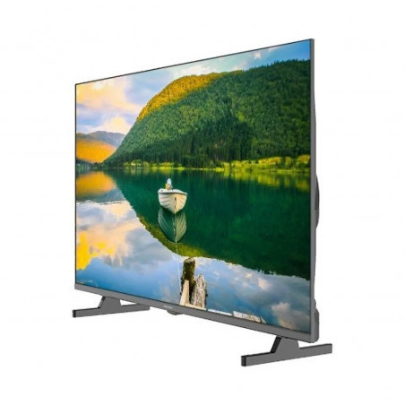 Televizor AIWA TS-501N de 50″ (127 cm), 4K Ultra HD (3840 × 2160), clasa F, cu tehnologie DLED, Wi-Fi, Bluetooth și sistem de operare TizenOS, negru.