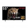 Televizor AIWA TS-551N, 55″ (139 cm), 4K Ultra HD 3840 × 2160, clasa de eficiență energetică F, DLED, Wi-Fi, Bluetooth, TizenOS, negru.