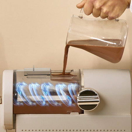 Aparat de înghețată 16-în-1 Tefal Freezi IG803AE0, 200 W, 1,4 l, 5 programe automate, funcționare silențioasă, fără congelare prealabilă, alb/argintiu