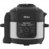 Multicooker sub presiune Ninja Foodi OP350FR, 1400 W, 6 l, 9 programe, 40-200 °C, TenderCrisp®, Acoperire ceramică, Menținerea căldurii, Pui întreg, Negru/inoxidabil