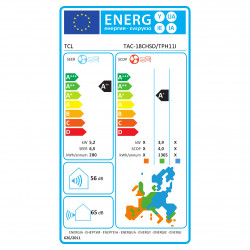 Aparat de aer conditionat cu invertor TCL BreezeIN TAC-18CHSD/TPH11I, 18000 BTU, 33 m², A++/A+, Wi-Fi, iFeel, ECO, Curatare automata in 4 etape, Google Home si Alexa, Gentle Breeze, Alb