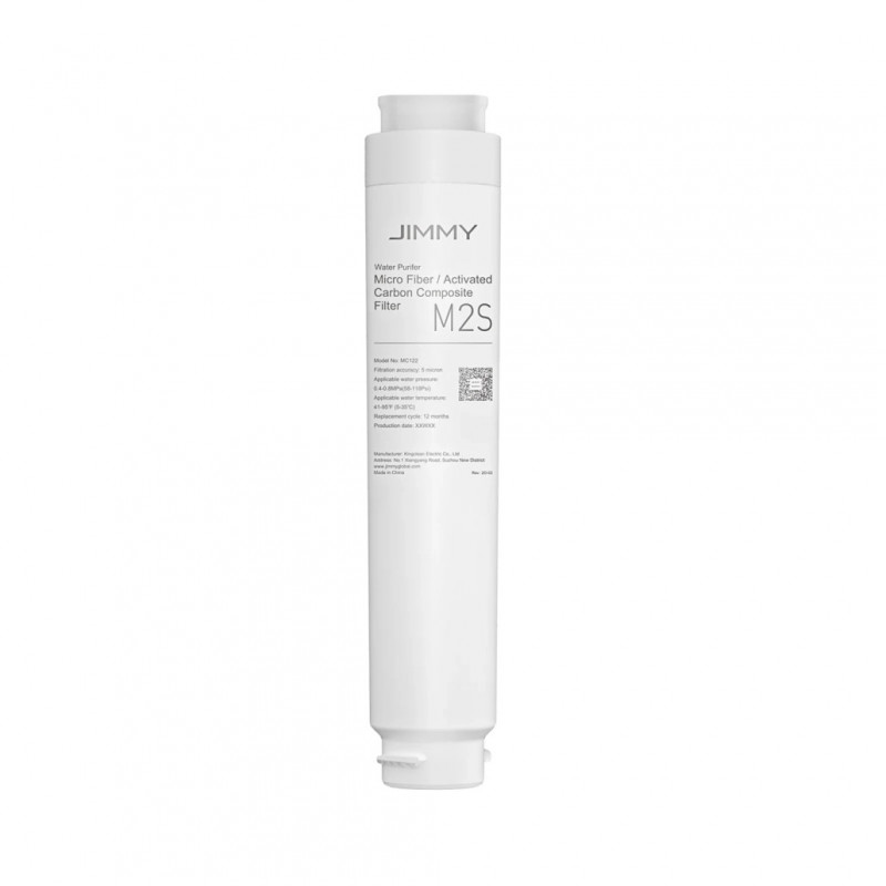 Filtru pentru sistemul de purificare a apei Jimmy M2S, pentru Jimmy R9, microfibră compozită, cărbune activ, alb