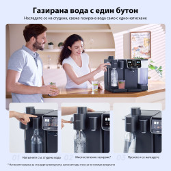 Modul suplimentar pentru apă carbogazoasă și apă rece Jimmy Matrix S9, pentru M9 Pro, 0,75 l, până la 2 sticle de câte 0,5 l, 10-15 °C, gri