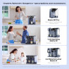 Modul suplimentar pentru apă carbogazoasă și apă rece Jimmy Matrix S9, pentru M9 Pro, 0,75 l, până la 2 sticle de câte 0,5 l, 10-15 °C, gri
