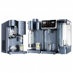 Sistem de purificare a apei Jimmy Matrix M9 Pro, 2200 W, 4 setări de debit, 6 setări de temperatură, filtrare în 7 etape, protecție UV, ecran tactil cu LED, protecție pentru copii, gri