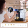 Sistem de purificare a apei Jimmy Matrix M9 Pro, 2200 W, 4 setări de debit, 6 setări de temperatură, filtrare în 7 etape, protecție UV, ecran tactil cu LED, protecție pentru copii, gri