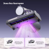 Aspirator anti-acarieni Jimmy BX8 Pro, 600 W, 0,5 l, 17 kPa, Pro-Brushroll, Sterilizare prin încălzire la 65 °C, Ultrasunete, UV, Ioni negativi, Filtrare în 6 etape, Gri/Violet