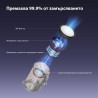 Aspirator anti-acarieni Jimmy BX8 Pro, 600 W, 0,5 l, 17 kPa, Pro-Brushroll, Sterilizare prin încălzire la 65 °C, Ultrasunete, UV, Ioni negativi, Filtrare în 6 etape, Gri/Violet