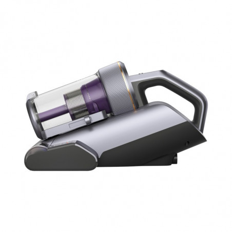 Aspirator anti-acarieni Jimmy BX8 Pro, 600 W, 0,5 l, 17 kPa, Pro-Brushroll, Sterilizare prin încălzire la 65 °C, Ultrasunete, UV, Ioni negativi, Filtrare în 6 etape, Gri/Violet