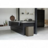 Coș de gunoi Brabantia Bo Touch 1001271, 2x30 l, deschidere lină și silențioasă, deschidere largă, gri închis