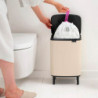 Coș de gunoi Brabantia Bo Small Hi 1010462, 12 l, deschidere lină și silențioasă, bază antiderapantă, bej