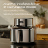 Friteuză cu aer cald Cosori Iconic CAF-SE601S, 1725 W, 6,2 l, 30-230 °C, 6 programe, cronometru, acoperire ceramică, inox/negru