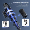 Aspirator vertical 3-în-1 JIMMY JV10 Pro Aqua, 800 W, 0,6 l, 90 min, curățare uscată/umedă + lustruire, 4 moduri, senzor de praf, reglare automată a puterii, alb/negru