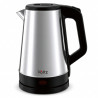 Cana electrica Oliver Voltz OV51230AB, 1500 W, 1,8 l, Baza rotativa la 360°, Carcasa din otel inoxidabil, Inox/Negru