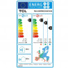 Aparat de aer condiționat cu invertor TCL VoxIN TAC-24CHSD/UG11V3A, 24000 BTU, 60 m², A+++, Wi-Fi, iFeel, AI ECO, comandă vocală, alb