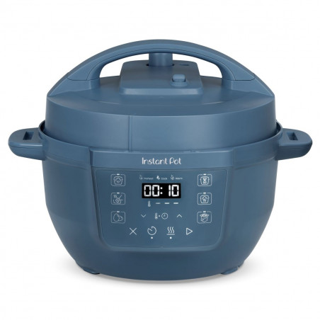 Multicooker Instant Pot Classic Mini 140800701, 800 W, 3,8 l, 7 programe, butoane „Favorite”, ecran LCD, oțel inoxidabil, albastru