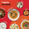 Multicooker Instant Pot Classic Mini 140800701, 800 W, 3,8 l, 7 programe, butoane „Favorite”, ecran LCD, oțel inoxidabil, albastru