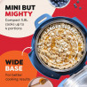 Multicooker Instant Pot Classic Mini 140800701, 800 W, 3,8 l, 7 programe, butoane „Favorite”, ecran LCD, oțel inoxidabil, albastru