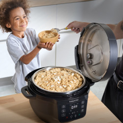 Multicooker Instant Pot Classic Mini 140800001, 800W, 3.8 l, 7 programe, Afisaj LCD, Otel inoxidabil, Negru