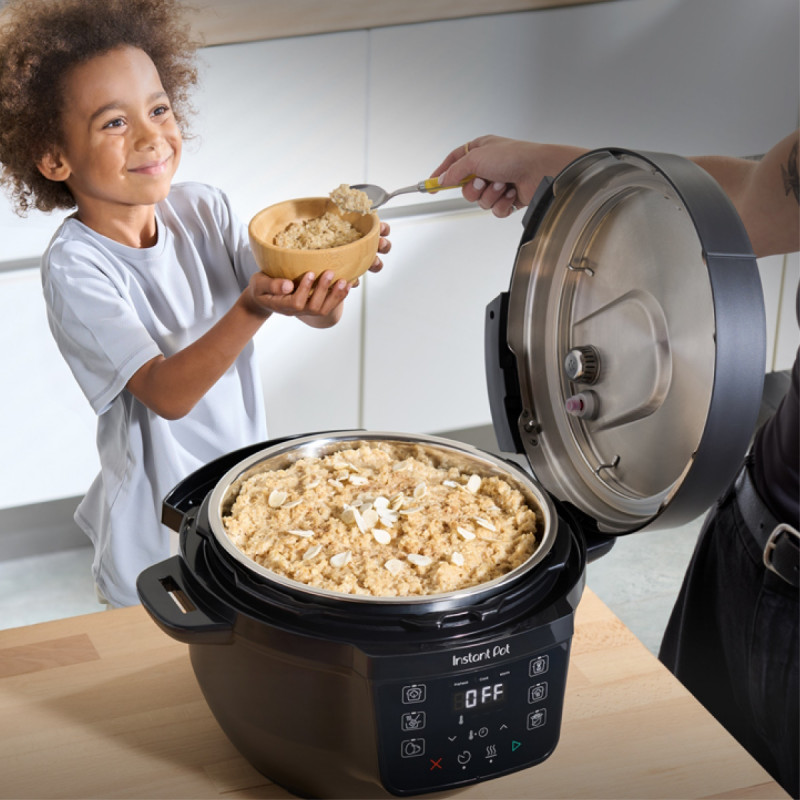 Multicooker Instant Pot Classic Mini 140800001, 800W, 3.8 l, 7 programe, Afisaj LCD, Otel inoxidabil, Negru