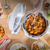Multicooker Instant Pot Classic Mini 140800801, 800W, 3.8 l, 7 programe, Afisaj LCD, Otel inoxidabil, Alb