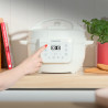 Multicooker Instant Pot Classic Mini 140800801, 800W, 3.8 l, 7 programe, Afisaj LCD, Otel inoxidabil, Alb
