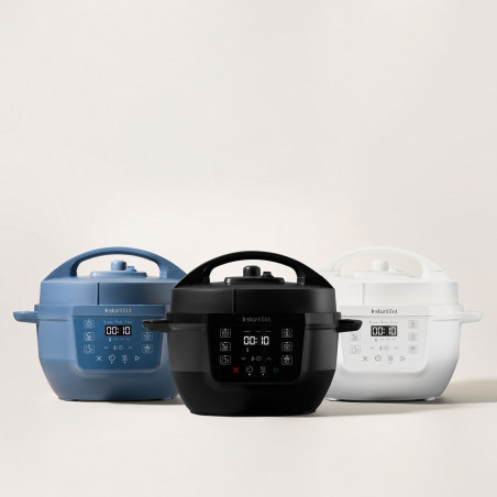 Multicooker Instant Pot Classic Mini 140800701, 800 W, 3,8 l, 7 programe, butoane „Favorite”, ecran LCD, oțel inoxidabil, albastru