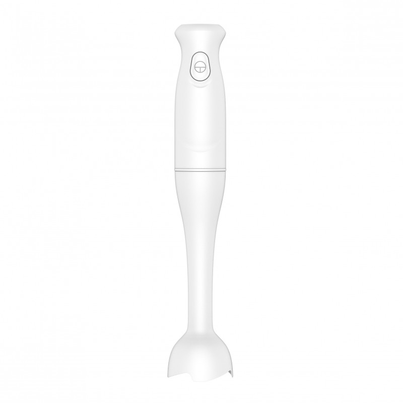 Blender manual Oliver Voltz OV51112P, 400 W, 1 viteza, Accesoriu de pasare din plastic, Alb