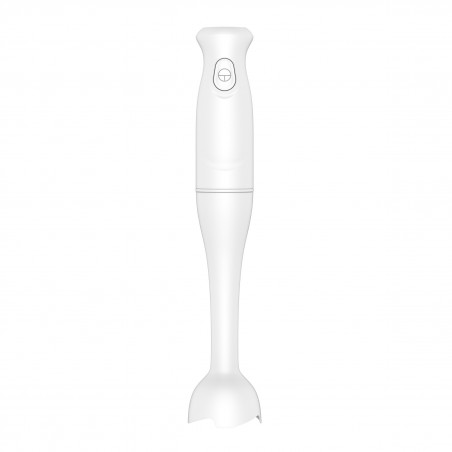 Blender manual Oliver Voltz OV51112P, 400 W, 1 viteza, Accesoriu de pasare din plastic, Alb