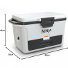 Lada frigorifica Ninja FrostVault FB151EUWH, 47 l, Pasiva, 80 doze, Pastreaza gheata pana la 6 zile, Compartiment uscat, Alba