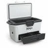 Lada frigorifica Ninja FrostVault FB151EUWH, 47 l, Pasiva, 80 doze, Pastreaza gheata pana la 6 zile, Compartiment uscat, Alba