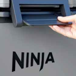 Cutie frigorifică Ninja FrostVault FB230EUGY, 28 l, pasivă, 48 de cutii, păstrează gheața până la 5 zile, compartiment uscat, roți, gri