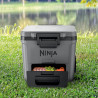 Cutie frigorifică Ninja FrostVault FB230EUGY, 28 l, pasivă, 48 de cutii, păstrează gheața până la 5 zile, compartiment uscat, roți, gri