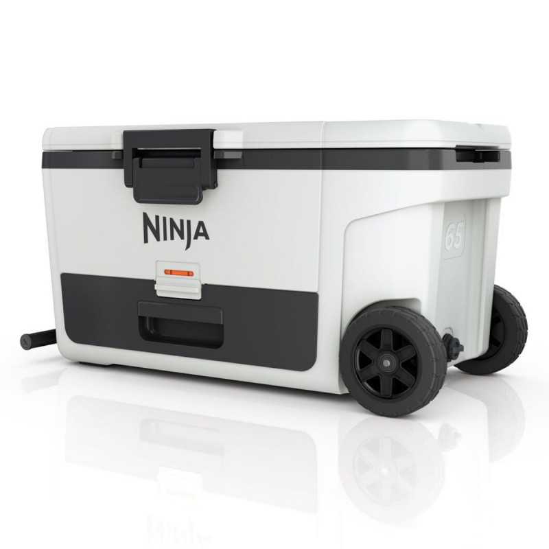 Lada frigorifica Ninja FrostVault FB265EUUKWH, 61,5 l, Pasiva, 97 doze, Pastreaza gheata pana la 6 zile, Compartiment uscat, Roti, Alba