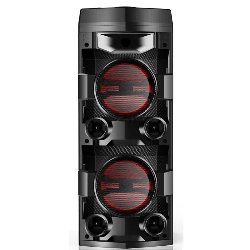 La mâna a doua: Sistem audio Finlux FBS-65X30, 60 W, ecran LCD, telecomandă, USB, FM, AUX, Bluetooth, microfon, negru