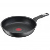 La mâna a doua: Tiga Tefal G2550572, 26 cm, Thermo-Spot, acoperire antiaderentă din titan X6, pentru plite cu inducție, negru