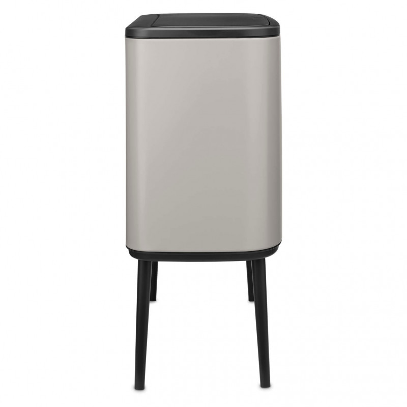 Coș de gunoi Brabantia Bo Touch 1010451, 36 l, deschidere lină și silențioasă, deschidere largă, gri deschis
