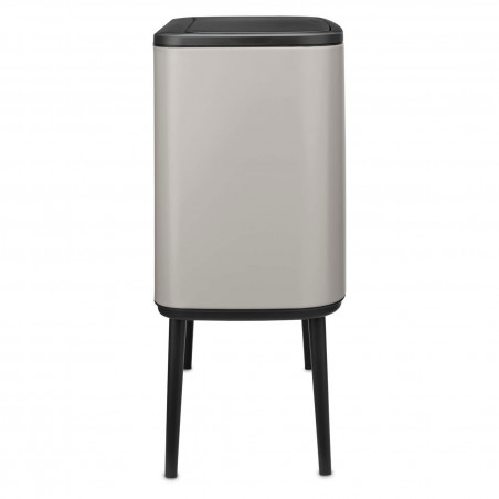 Coș de gunoi Brabantia Bo Touch 1010451, 36 l, deschidere lină și silențioasă, deschidere largă, gri deschis