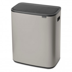 Coș de gunoi Brabantia Bo Touch 1010455, 60 l, deschidere lină și silențioasă, deschidere largă, gri deschis
