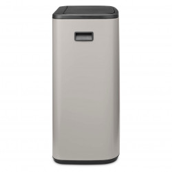 Coș de gunoi Brabantia Bo Touch 1010455, 60 l, deschidere lină și silențioasă, deschidere largă, gri deschis