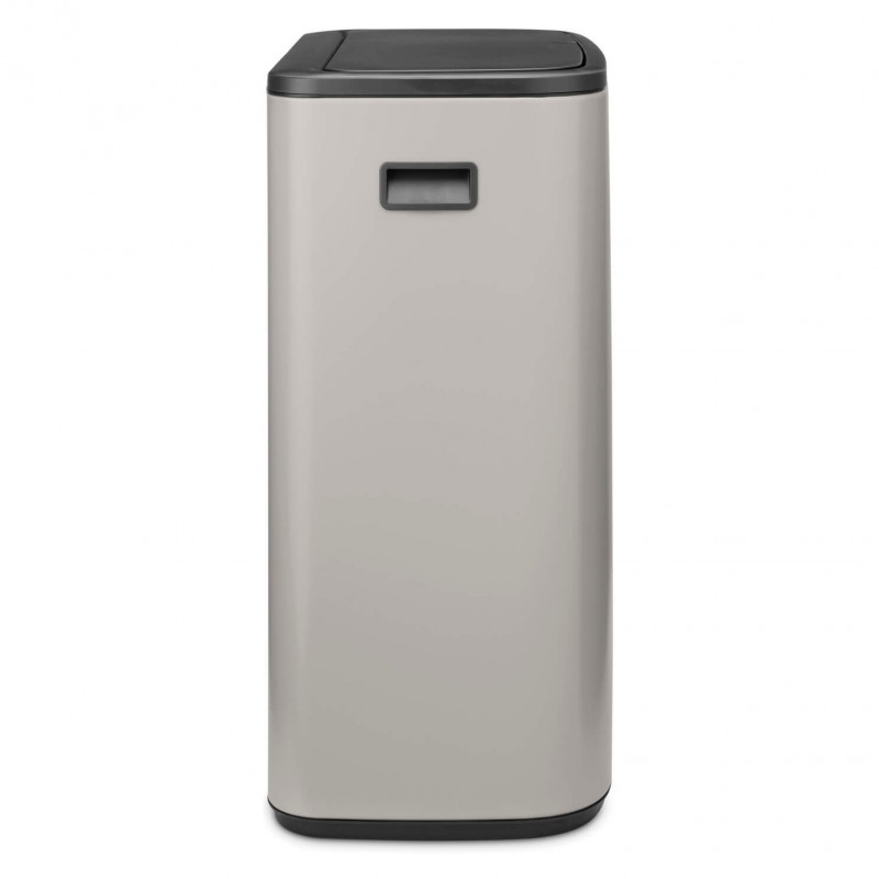 Coș de gunoi Brabantia Bo Touch 1010455, 60 l, deschidere lină și silențioasă, deschidere largă, gri deschis
