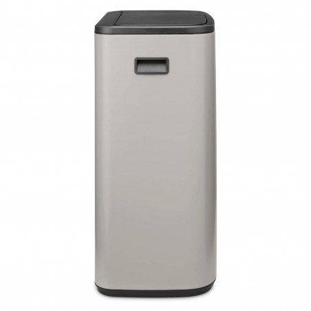 Coș de gunoi Brabantia Bo Touch 1010455, 60 l, deschidere lină și silențioasă, deschidere largă, gri deschis