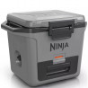 Lada frigorifica Ninja FrostVault FB131EUGY, 28 l, Pasiva, 48 doze, Pastreaza gheata pana la 5 zile, Compartiment uscat, Gri