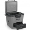 Lada frigorifica Ninja FrostVault FB131EUGY, 28 l, Pasiva, 48 doze, Pastreaza gheata pana la 5 zile, Compartiment uscat, Gri