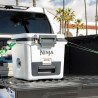 Lada frigorifica Ninja FrostVault FB131EUWH, 28 l, Pasiva, 48 doze, Pastreaza gheata pana la 5 zile, Compartiment uscat, Alb